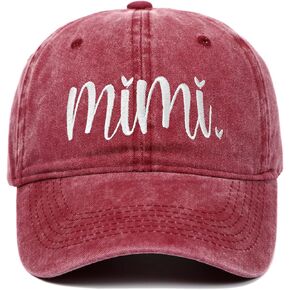 WYZQ Adjustable Embroidery Mimi Baseball Cap Trucker Caps for Men and Women