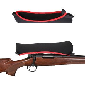 E-HORDE 2 Pack Reversible Neoprene Rifle Scope Cover Optics Lens Cover Riflescope Optic Protective Bag Easy on Off Stretch Fit Keeps Optic Dust Free for Hunting Gun Scope