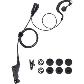 سماعة أذن سلكية واحدة لأجهزة راديو موتورولا XPR6380 XPR6580 XPR7380 XPR7580 XPR7350e XPR7380e XPR7550e XPR7580e XPR 7350e XPR 7550e XPR 6380 6580 7380 7580 7380e 7580e، سماعة رأس على شكل G in Kuwait