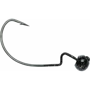 VMC Rugby Jig (4-Pack), 2/0-Size, 1/8-Ounce, Black Finish