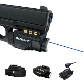 GAZESHOT Pistol Light Tactical Flashlights Mini 800 Lumens Weapon Light, Magnetic USB Rechargeable with Strobe Mode for GL Glock and Picatinny Rail