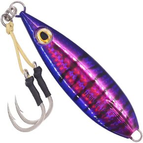 Slow-Pitch-Jigs-Saltwater-Jigging-Lures-Butterfly-Jigs Salt Water Offshore Deep Sea Ocean Heavy Metal Jig 75g – 220g