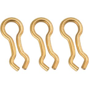 Dr.Fish Brass Sinker Eyes for Lead Weight Mold, US Size Sinker Eyelets for Homemade Lead Sinker