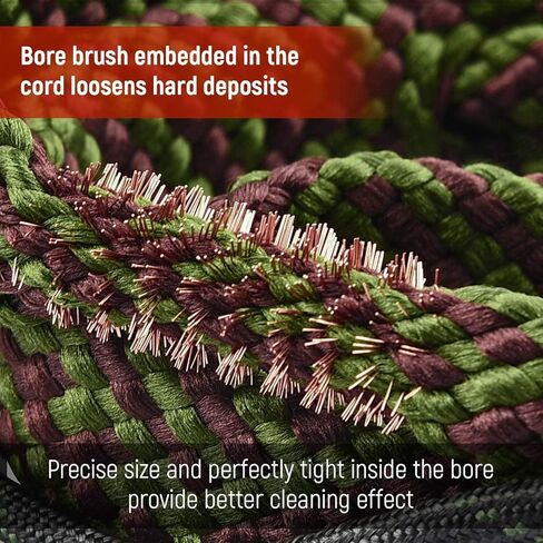 Envistia 410 Caliber Bore Rope Gun Barrel Cleaning Snake for .410 Bore Shotguns in Kuwait