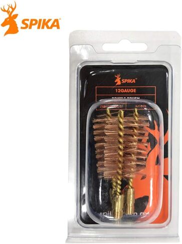 فرشاة تنظيف بندقية SPIKA Shotgun ذات شعيرات برونزية مقاس 12 (عبوة من 3 قطع) in Kuwait