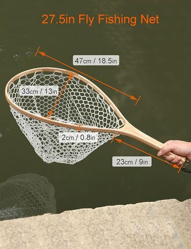 Sjqecyfv يطير الصيد صافي سمك السلمون المرقط صافي المطاط شبكة سمك السلمون المرقط سيليكون شبكة الهبوط المياه العذبة كاياك العائمة يطير شباك الصيد الصيد والإفراج صافي in Kuwait