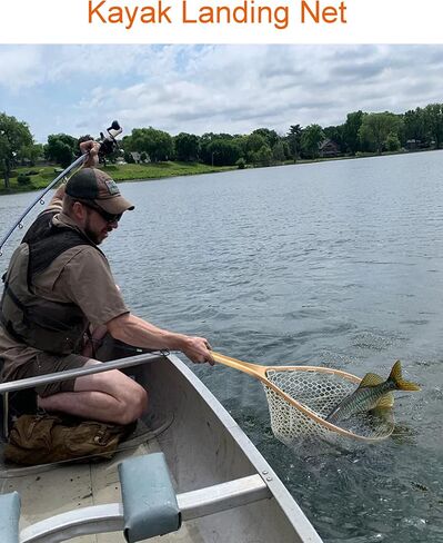 Sjqecyfv يطير الصيد صافي سمك السلمون المرقط صافي المطاط شبكة سمك السلمون المرقط سيليكون شبكة الهبوط المياه العذبة كاياك العائمة يطير شباك الصيد الصيد والإفراج صافي in Kuwait