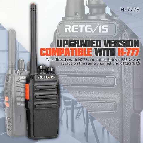أجهزة اتصال لاسلكية طويلة المدى من retevis H-777S، أجهزة راديو ثنائية الاتجاه للبالغين، راديو ثنائي الاتجاه قابل لإعادة الشحن، إشارة قوية متينة بدون استخدام اليدين من VOX، أعمال مدرسة الكنيسة الأمنية (10 عبوات) in Kuwait