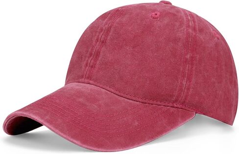 قبعة بيسبول من الدينيم المغسول كبيرة الحجم مقاس XXL، قبعة بيسبول عتيقة قابلة للتعديل، قبعة جولف للأب للرؤوس الكبيرة 23.5"-25.5" in Kuwait