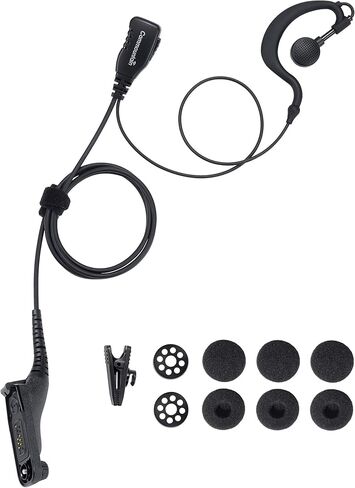 سماعة أذن سلكية واحدة لأجهزة راديو موتورولا XPR6380 XPR6580 XPR7380 XPR7580 XPR7350e XPR7380e XPR7550e XPR7580e XPR 7350e XPR 7550e XPR 6380 6580 7380 7580 7380e 7580e، سماعة رأس على شكل G in Kuwait