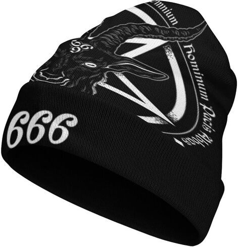 QZLAN Baphomet Beanie Goat Hat Satanic Gothic Multicoloured in Kuwait