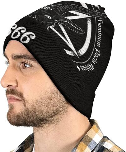 QZLAN Baphomet Beanie Goat Hat Satanic Gothic Multicoloured in Kuwait