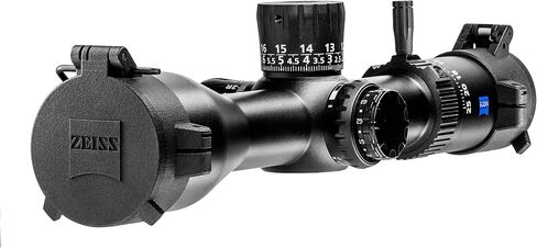 ZEISS Flip-Up and Fold-Flat Pro Lens Cover Protects Objective Lens for Riflescopes from Dirt, Mud, and Rain in Kuwait