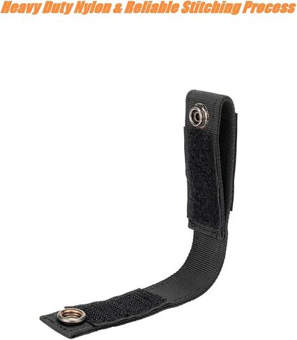 TACNEX Handcuff Strap w/Snap Closure Cuff Holder Nylon Keeper Chain/Hinged Cuffs Carrier Quick Release Clip Hook for ASP Handcuff 1.75"/ 2"/2.25" Duty Belt Law Enforcement Police Sheriff Security in Kuwait