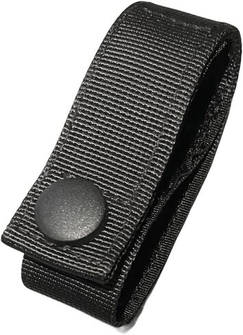TACNEX Handcuff Strap w/Snap Closure Cuff Holder Nylon Keeper Chain/Hinged Cuffs Carrier Quick Release Clip Hook for ASP Handcuff 1.75"/ 2"/2.25" Duty Belt Law Enforcement Police Sheriff Security in Kuwait