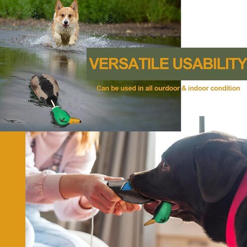 مصد دمية البط الميت لصيد الطيور المائية المسترد تدريب الكلاب ناعم متين عائم مناسب للكلاب أو كلاب الصيد البالغة in Kuwait