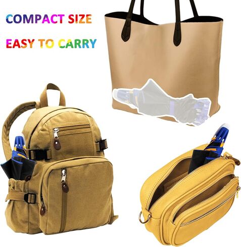 Luwint 36'' Diameter Double Layer Folding Compact UV Rain Protection Umbrella Hat in Kuwait