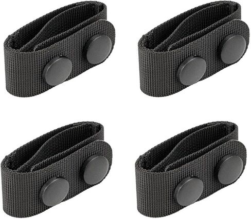TACNEX Duty Belt Keepers w/Double Snaps for 1.5"/1.75"/ 2"/2.25" Wide Utility Belt Loop Stays Nylon Tactical Belt Holder Retainer Police Security Law Enforcement Military Accessories in Kuwait