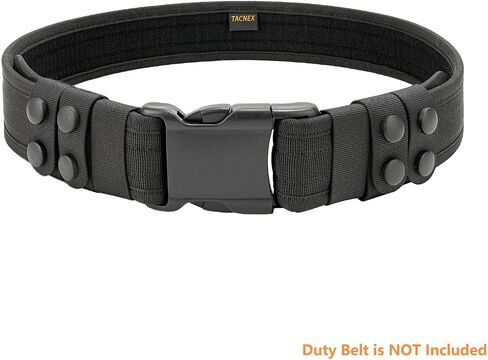 TACNEX Duty Belt Keepers w/Double Snaps for 1.5"/1.75"/ 2"/2.25" Wide Utility Belt Loop Stays Nylon Tactical Belt Holder Retainer Police Security Law Enforcement Military Accessories in Kuwait