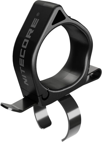 Nitecore NTR10 Tactical Clip-on Ring for Nitcore CI7, New P12, New P12R, P22R and i4000R, Black in Saudi Arabia