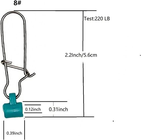 شريحة غاطسة لخط الصيد من OKVYN مع قفل مزدوج، حجم غاطس عالي التحمل in Kuwait
