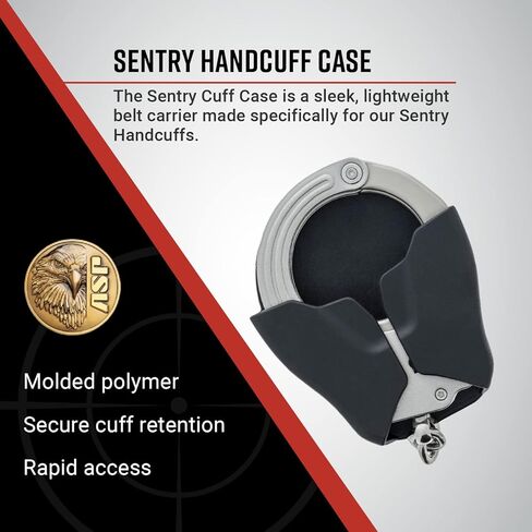 حافظة الأصفاد ASP Sentry، حامل الأصفاد بحزام واجب لأصفاد الحراسة، أسود in Kuwait