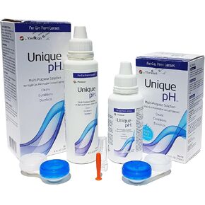 محلول متعدد الأغراض من بوكس ​​أو مارت مينيكون، درجة حموضة فريدة من نوعها، 118 مل، حزمة سفر فريدة من نوعها ذات درجة حموضة 2.5 أونصة ومزيل عدسة DMV، مجموعة من 3 عناصر in Kuwait