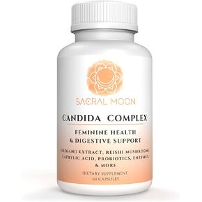 SACRALMOON Candida Cleanse (Candida Cleanse) Vaginal PH Balance Support and Femine Care. in Saudi Arabia