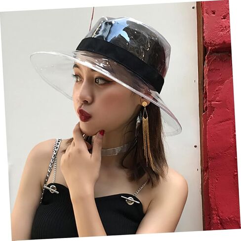 Adorainbow 1PC قبعات الصيف للنساء قبعة الشاطئ قبعة في الهواء الطلق قبعة رعاة البقر زي قبعة قابلة للطي دلو قبعة واضحة فيدورا قبعة الشمس الملابس قبعة الشاطئ قبعة الشمس دلو قبعة أغطية الرأس أغطية الرأس السوداء in Kuwait