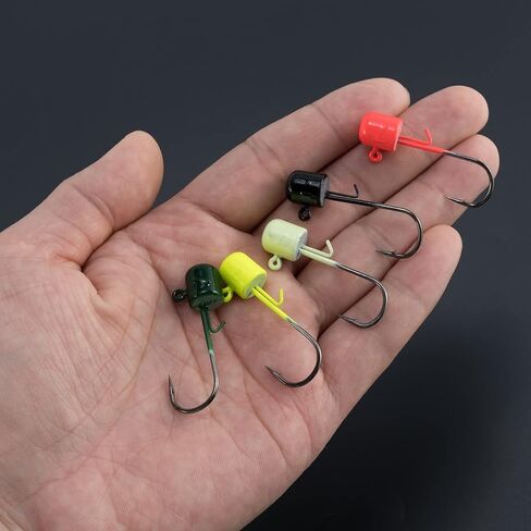 10 عبوات من Alwonder Ned Rig Head Jig Head لصيد الفطر، ألوان متعددة، رؤوس خطاف Mustad Bass للطعم البلاستيكي الناعم للمياه العذبة in Saudi Arabia