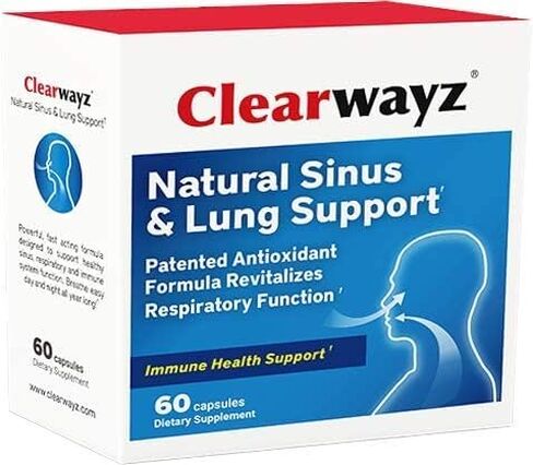 فارما الطبية المستهدفة Clearwayz الجيوب الأنفية، دعم الرئة والمناعة، صحة الأنف الموسمية، البوليفينول، مزيج الأحماض الأمينية لدعم التنفس الأمثل وعافية الشعب الهوائية in Saudi Arabia