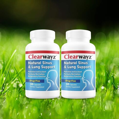 فارما الطبية المستهدفة Clearwayz الجيوب الأنفية، دعم الرئة والمناعة، صحة الأنف الموسمية، البوليفينول، مزيج الأحماض الأمينية لدعم التنفس الأمثل وعافية الشعب الهوائية in Saudi Arabia