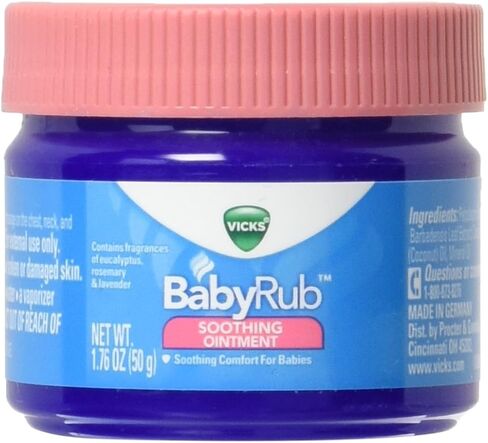 Vicks BabyRub Soothing Vapor Ointment - 1.76 oz - Pack of 2 in Saudi Arabia