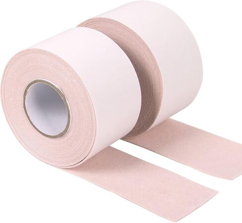 Moleskin for Feet Extra Durable I 2 Adhesive Moleskin Tape Rolls I Moleskin Padding Blister Tape for Shoes I Waterproof Bandage Patches Toe Foot Tape I 100% Cotton, 2" x 5 Yards (15 Ft Each Roll) in Kuwait