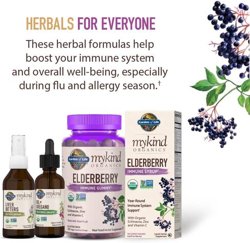 Garden of Life mykind Organics Liver Bitters Detox Spray, Liver Detox Herbal Bitters Artichoke Dandelion Burdock in Apple Cider Vinegar, Liver Cleanse Supplements for Digestive Health, 2 fl oz Liquid in Saudi Arabia