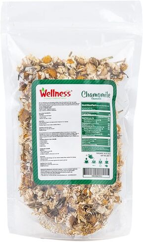 Chamomile 150 g Chamomile Tea 100% Chamomile Flowers Herbal Tea Chamomilla) in Bulk Kraft Resealable Bags from Wellness Premium Natural Foods Gift Package in Saudi Arabia