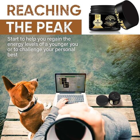 500mg Shilajit Pure Himalayan Organic Resin, 85+ Trace Minerals Complex for Focus & Energy, Immune Support, Overall Health - 50 Grams (2-3 Month Supply) in Kuwait