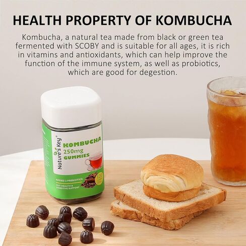 Nature's Key Kombucha Gummies 120Cts （Pack of 2) in Kuwait