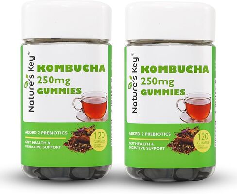 Nature's Key Kombucha Gummies 120Cts （Pack of 2) in Kuwait