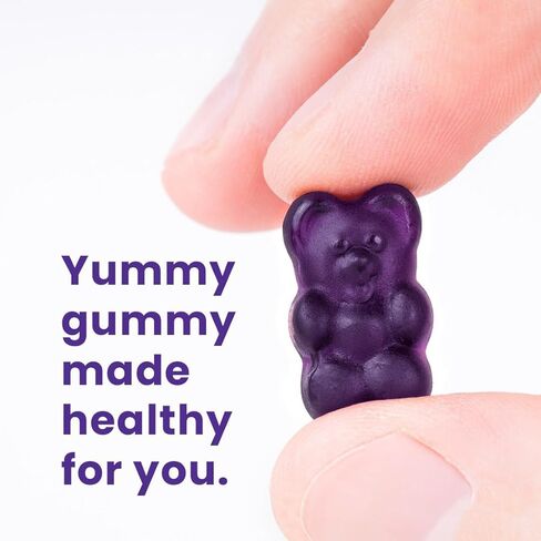 OMEO Dr. TJI Elderberry Sea Moss Gummies، سمبوكوس عضوي، فيتامين C والزنك، علكات دعم المناعة ومكملات الغدة الدرقية، علكات طحالب البحر للبالغين والأطفال، 60 قطعة علكات مناعة in Kuwait