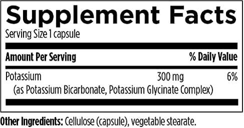 Designs for Health K+2 Potassium - 300mg Two Forms of Potassium - Potassium Bicarbonate + Glycinate Pills - Supplement Support to Help Maintain Healthy Blood Pressure Levels (120 Capsules) in Saudi Arabia
