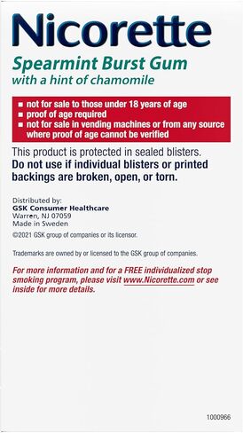 Nicorette Gum in Kuwait