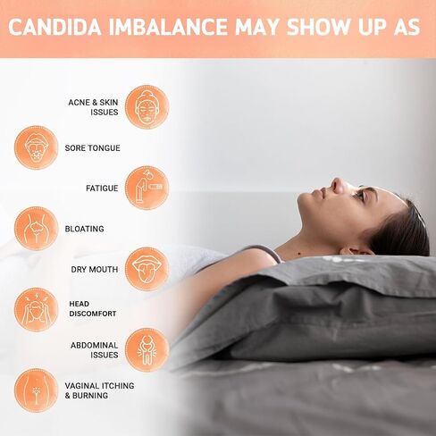 SACRALMOON Candida Cleanse (Candida Cleanse) Vaginal PH Balance Support and Femine Care. in Saudi Arabia