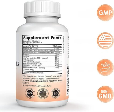 SACRALMOON Candida Cleanse (Candida Cleanse) Vaginal PH Balance Support and Femine Care. in Saudi Arabia
