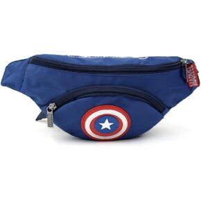 Captain America Shield Hip Sack with Fanny Pack Design and Convenient Phone Wallet - Perfect for Outdoor Activities and Daily Use in Saudi Arabia