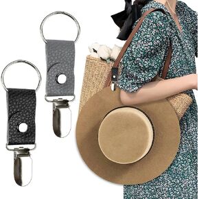 Hat Clip for Travel, Stylish Hands-Free Accessory for Bags, Backpacks, Purses, Luggage and More, Clip-On Holder for Hat