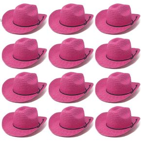 12 & 72 Piece Straw Cowboy Hats - 24" Western Style Hats for Men & Women - Straw Hats for Country Concerts & Parties in Saudi Arabia