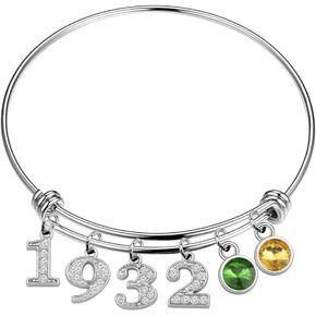 SEIRAA Chi Eta Sorority Gifts Chi Phi Nursing Sorority Jewelry 1932 Greek Sorority XHO Charms Bracelet in Kuwait