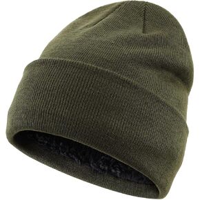 Home Prefer Toddler Boys Girls Knit Beanie Sherpa Winter Hat Beanie Cap for Kids