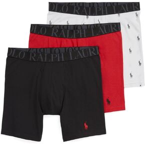POLO RALPH LAUREN mens Classic Fit Stretch Boxer Brief 3-pack in Saudi Arabia